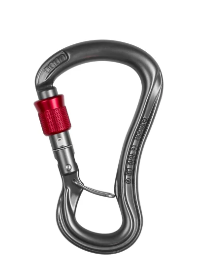 Karabinek Condor HMS Screw - anthracite/red