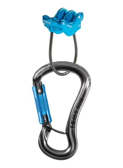 zestaw ocun belay set condor triple hurry anthracite blue
