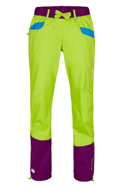 Spodnie Wspinaczkowe Damskie Kulti Lime Green/Dark Violet
