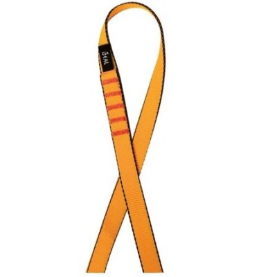 Pętla 120 cm x 18 mm taśma płaska Yellow