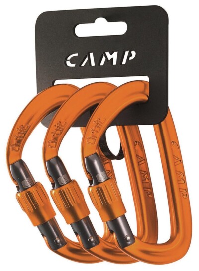 Zestaw karabinków CAMP Orbit LOCK 3 - pomarańczowy