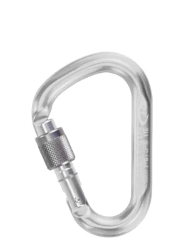 Karabinek Snappy CF SG (Screw Gate) - silver