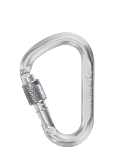 Karabinek Snappy CF SG (Screw Gate) - silver